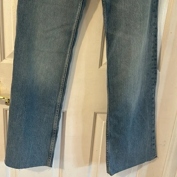 NWT Women’s Zara High Rise Wide Leg Denim Jeans Size 34 US (2) - Picture 3 of 10